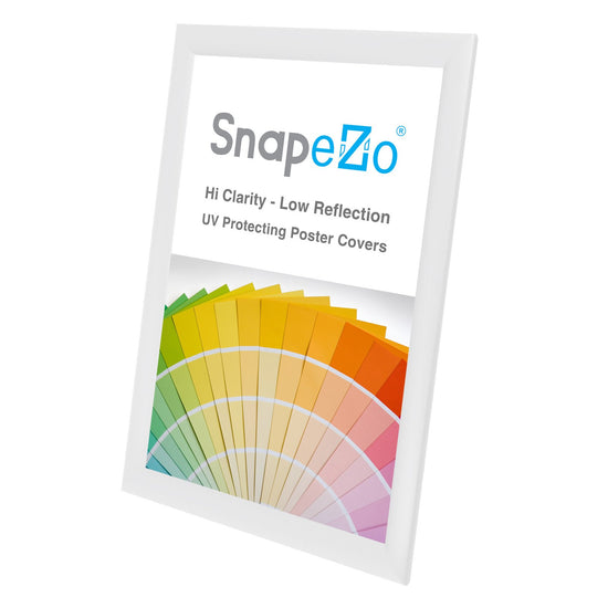 SnapeZo® 21.59 x 35.56 cm White Snap Frame - 25MM Profile