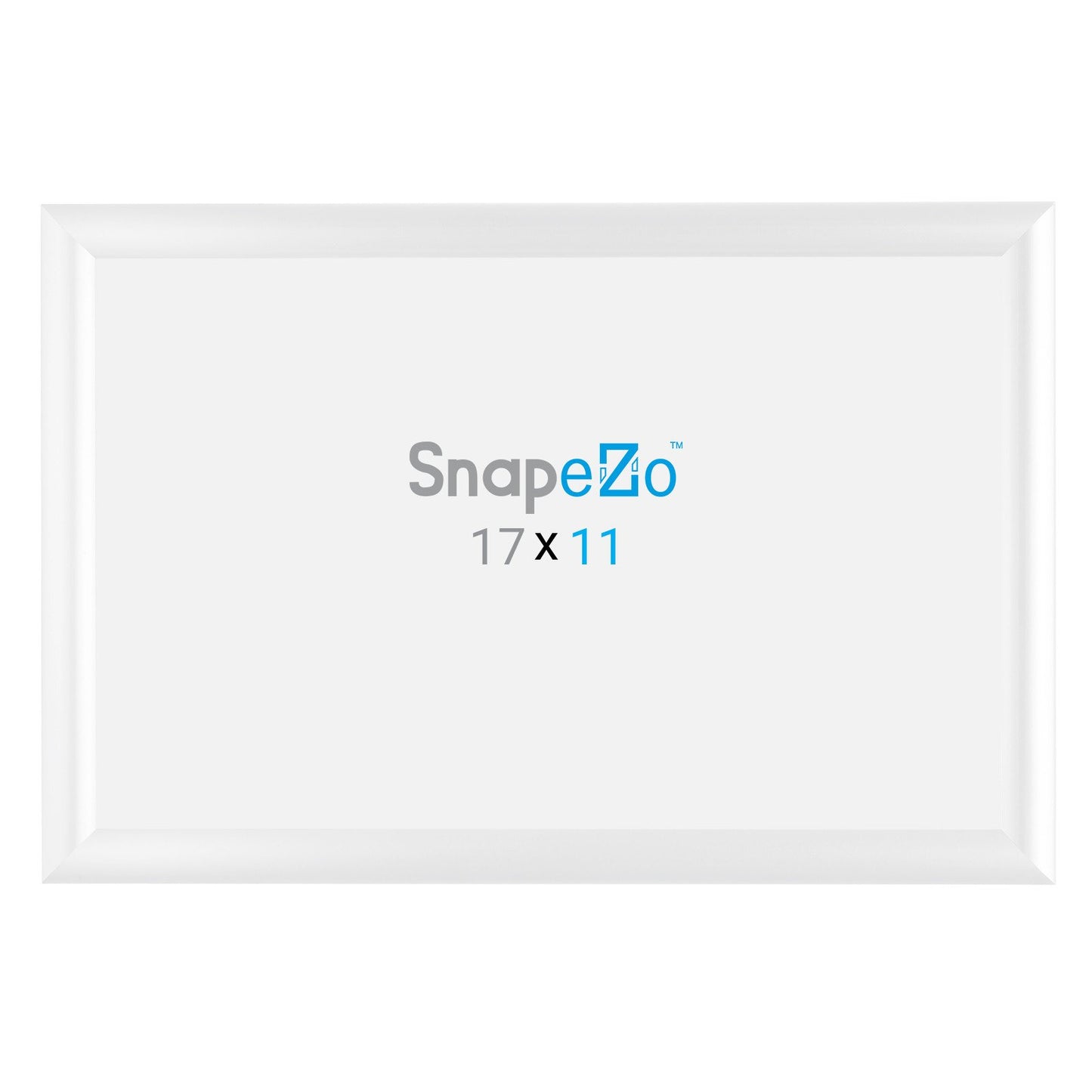 SnapeZo® 27.94 x 43.18 cm White Snap Frame - 25MM Profile