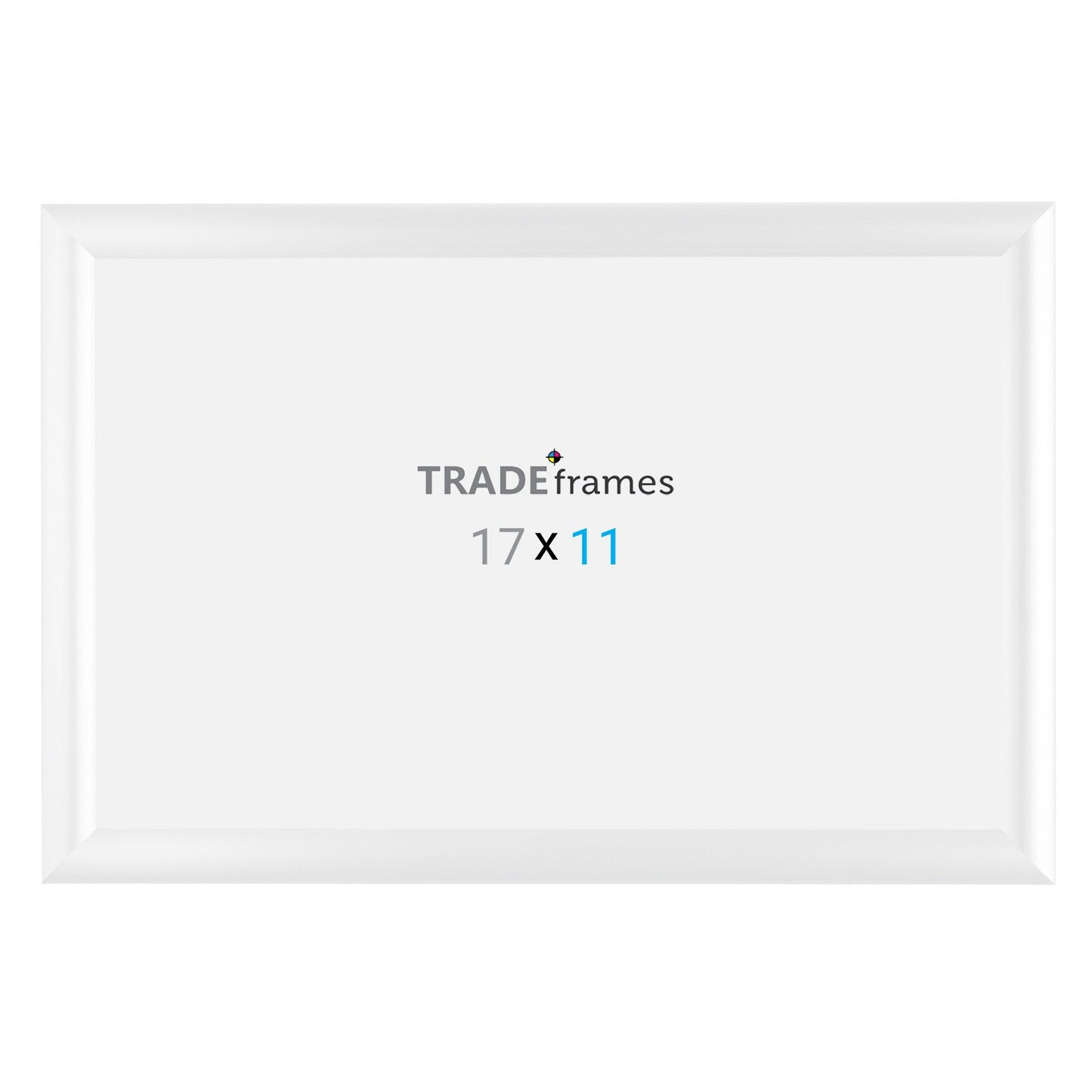 27.94 x 43.18 cm White Snap Frame - 25MM Profile