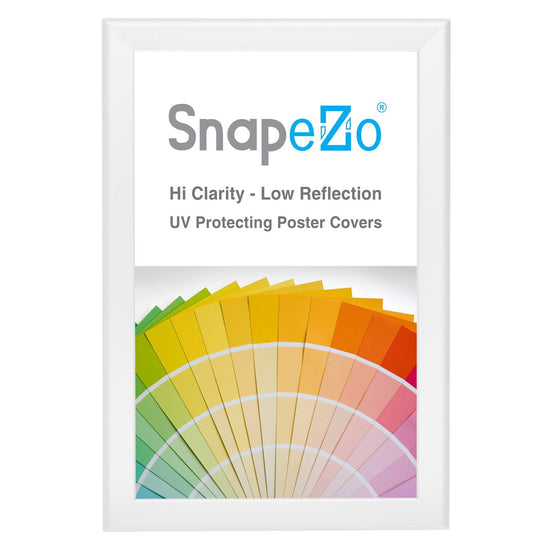 SnapeZo® 27.94 x 43.18 cm White Snap Frame - 32MM Profile