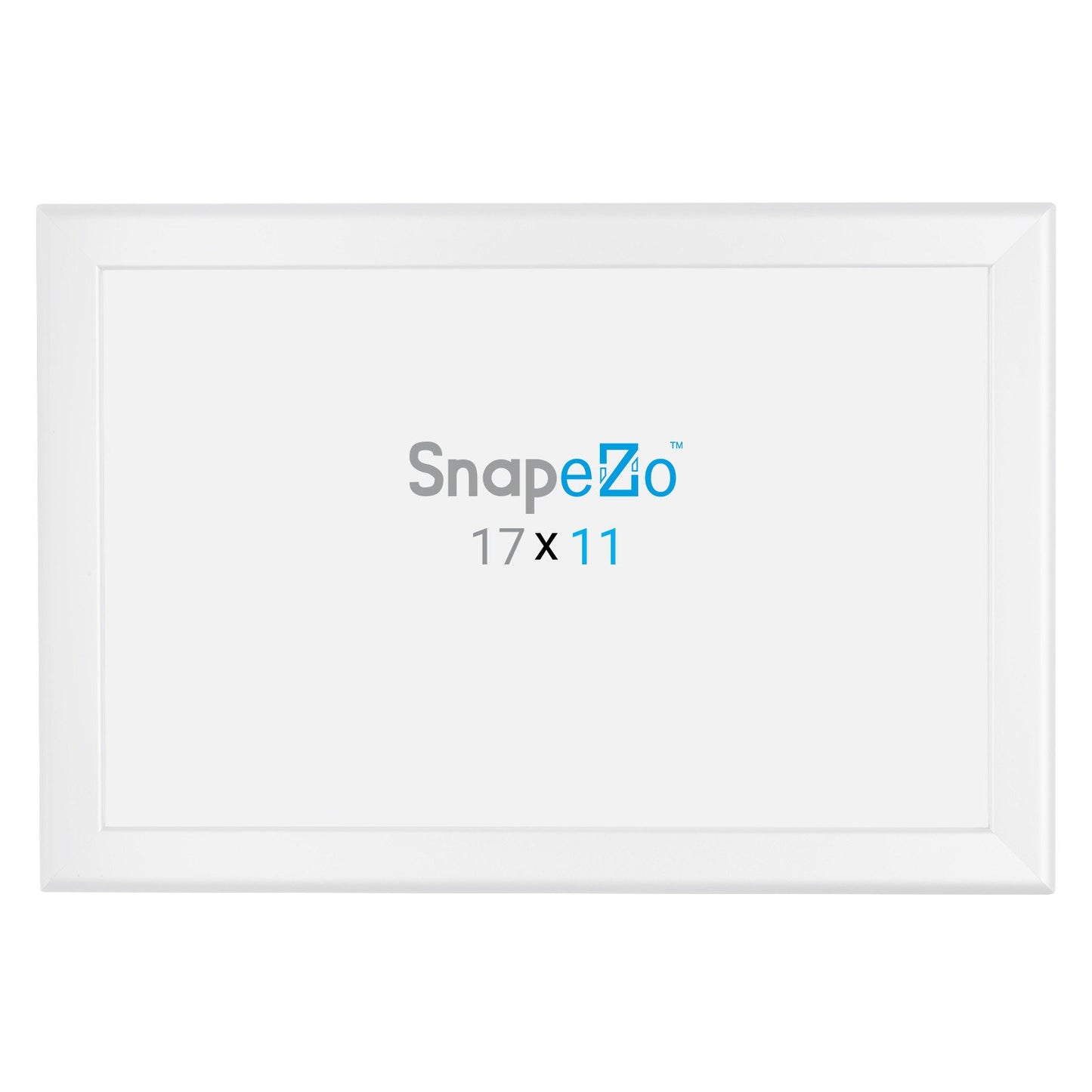 SnapeZo® 27.94 x 43.18 cm White Snap Frame - 32MM Profile