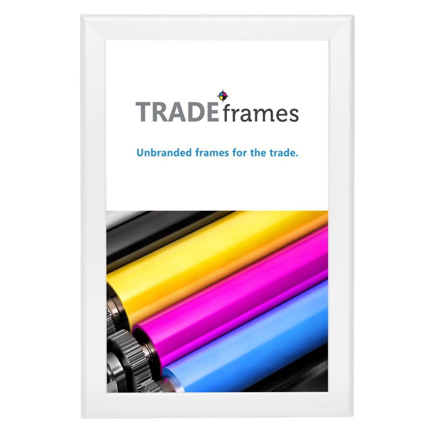 27.94 x 43.18 cm White Snap Frame - 32MM Profile