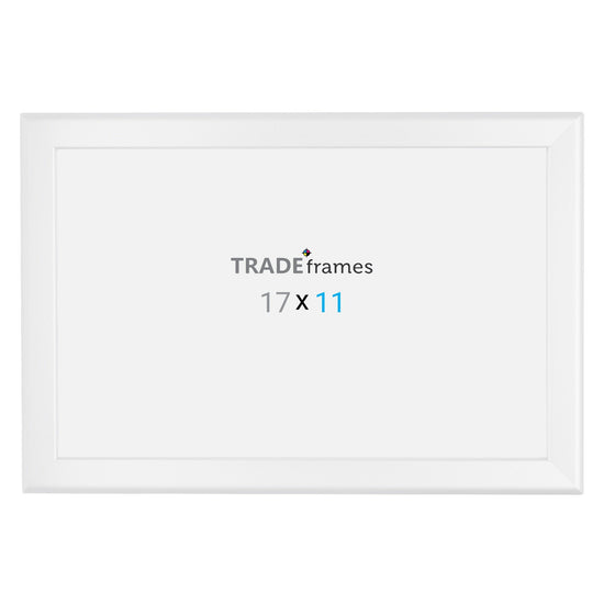 27.94 x 43.18 cm White Snap Frame - 32MM Profile