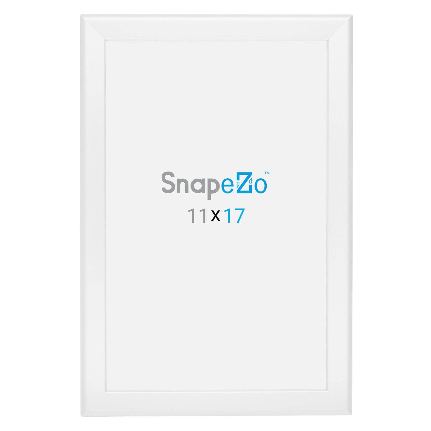 SnapeZo® 27.94 x 43.18 cm White Snap Frame - 32MM Profile