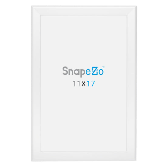 SnapeZo® 27.94 x 43.18 cm White Snap Frame - 32MM Profile