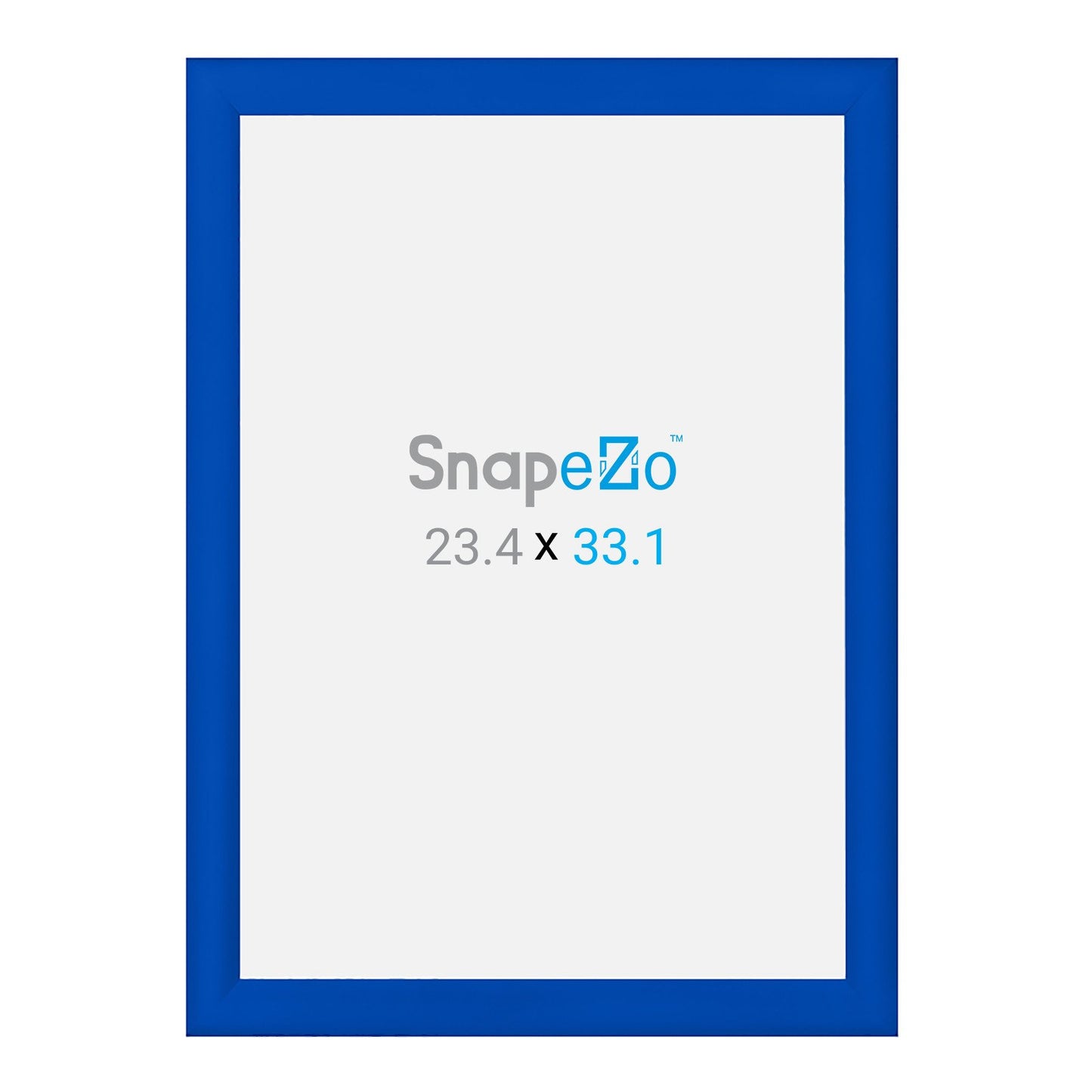 SnapeZo® A1 (84,1 x 59,4 cm) Marco a presión azul - Perfil de 30 mm