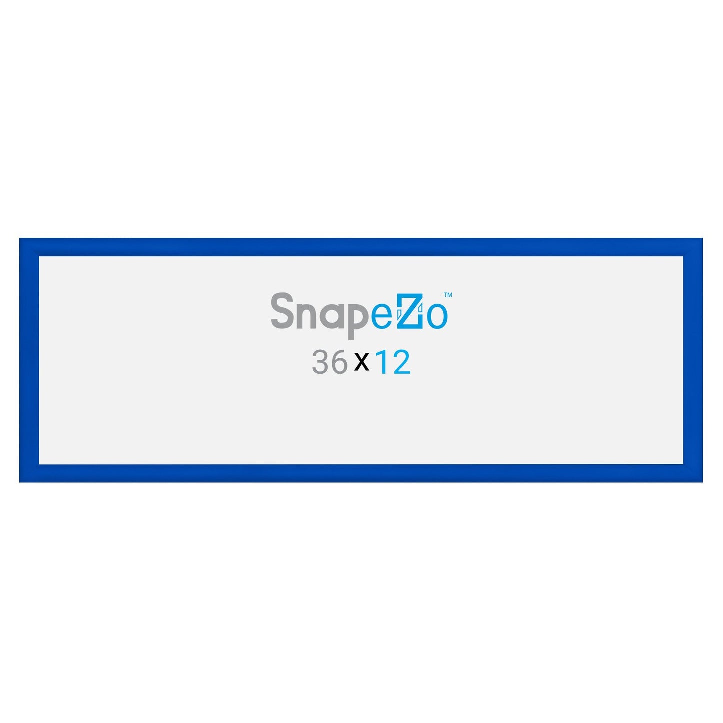 SnapeZo® 30.48 x 91.44 cm Blue Snap Frame - 30MM Profile