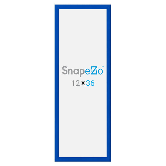 SnapeZo® 30.48 x 91.44 cm Blue Snap Frame - 30MM Profile