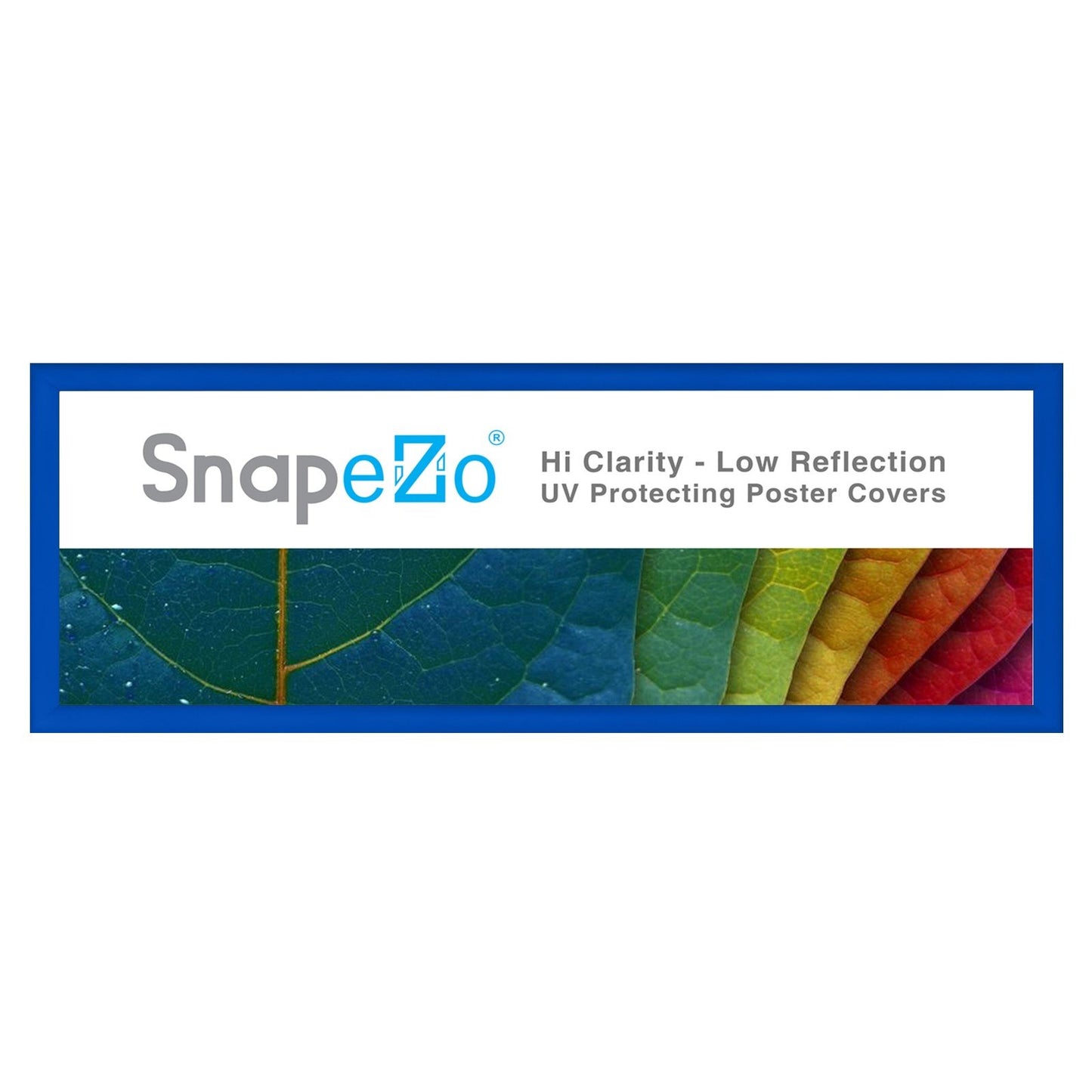 SnapeZo® 30.48 x 91.44 cm Blue Snap Frame - 30MM Profile