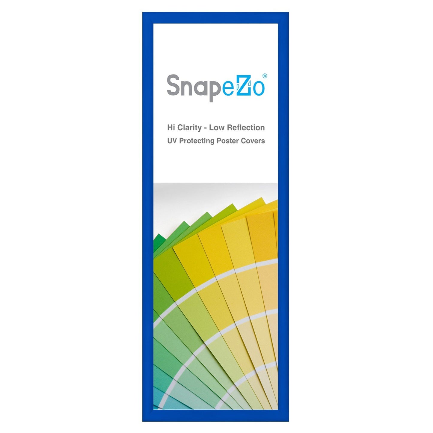 SnapeZo® 30.48 x 91.44 cm Blue Snap Frame - 30MM Profile