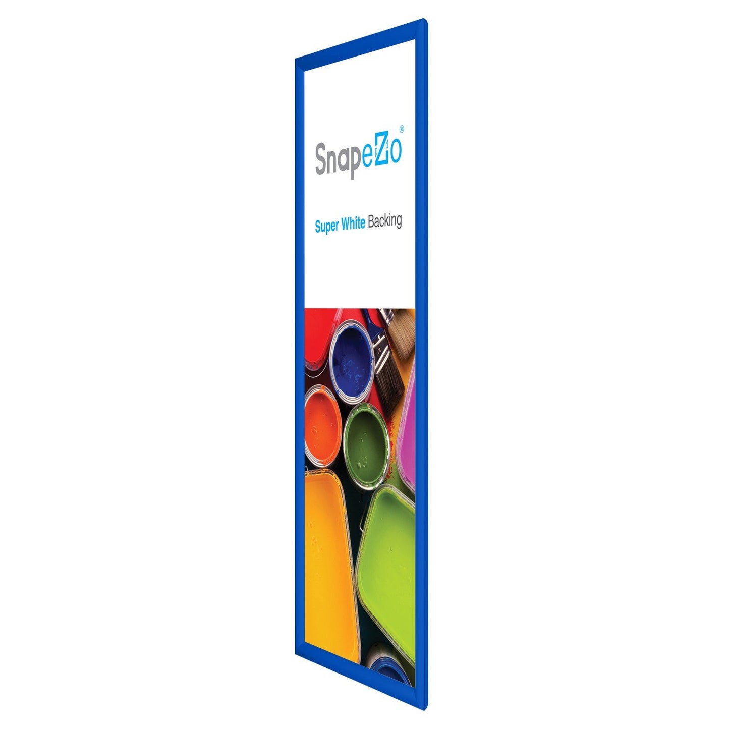 SnapeZo® 30.48 x 91.44 cm Blue Snap Frame - 30MM Profile