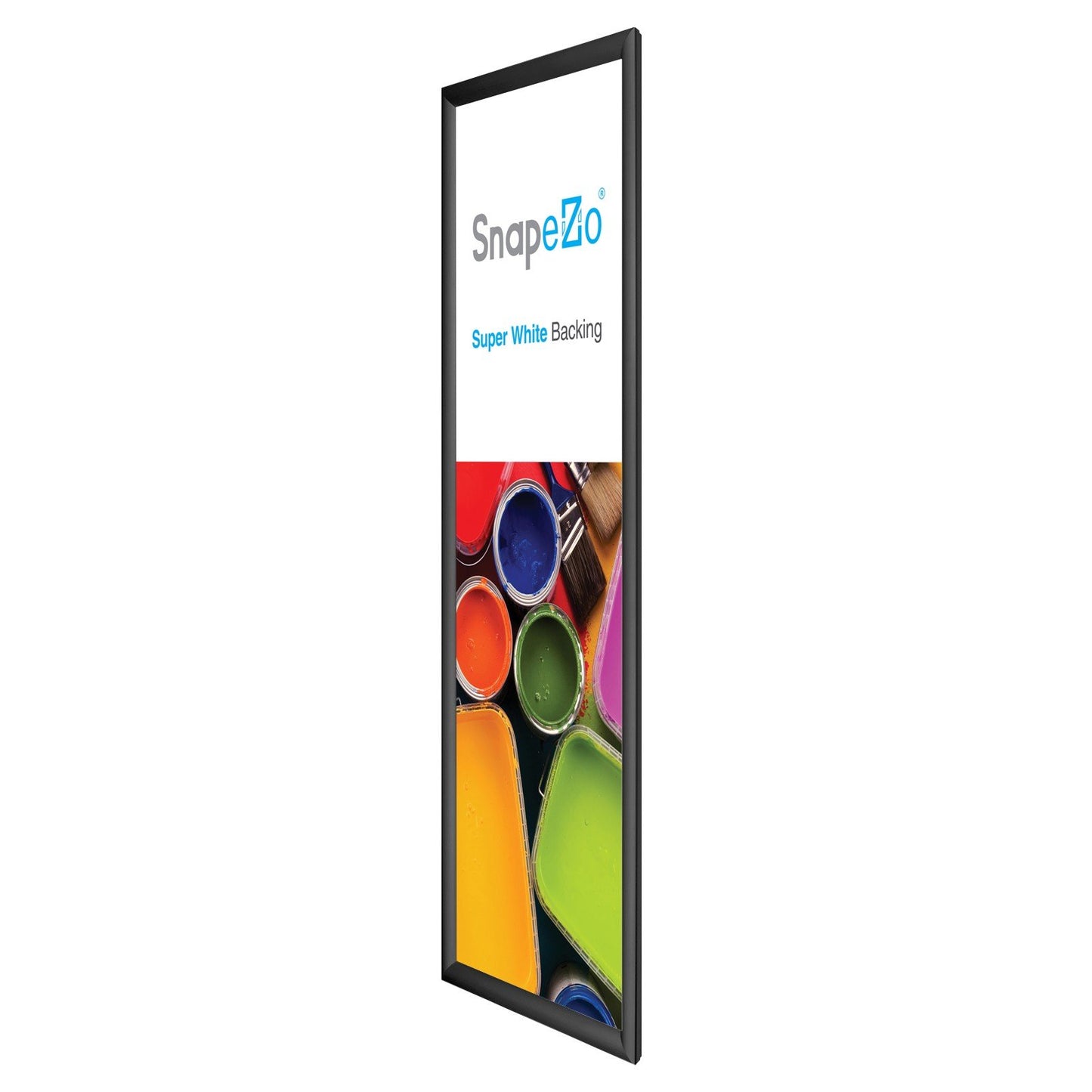 SnapeZo® 30.48 x 91.44 cm Black Snap Frame - 30MM Profile