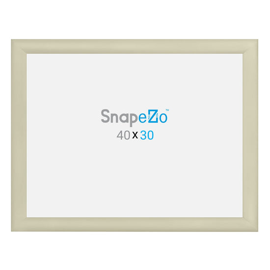 76.20 x 101.60 cm Cream Movie Poster Frame 30MM SnapeZo®