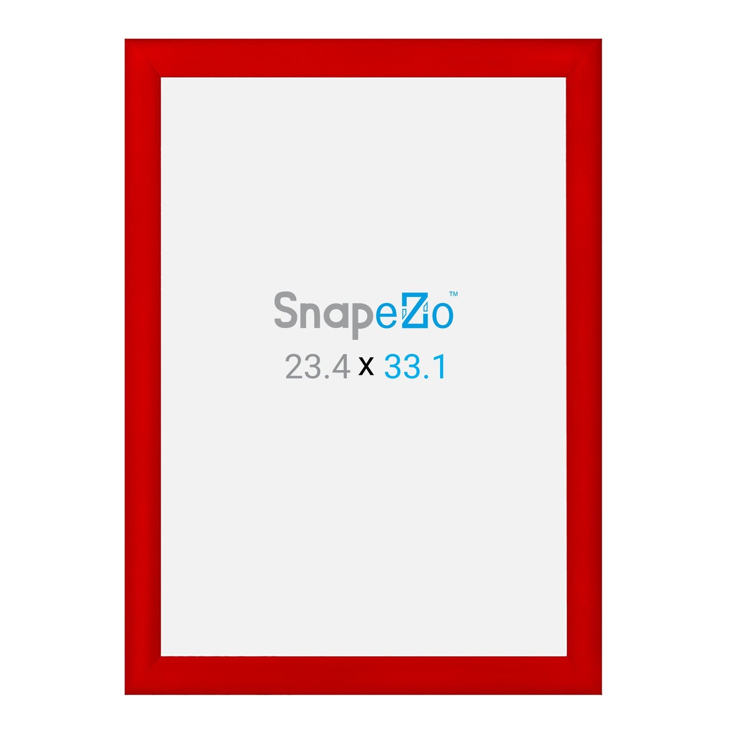 SnapeZo® A1 (84,1 x 59,4 cm) Marco a presión rojo - Perfil de 30 mm