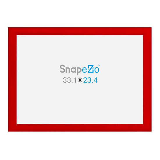 SnapeZo® A1 (84,1 x 59,4 cm) Marco a presión rojo - Perfil de 30 mm