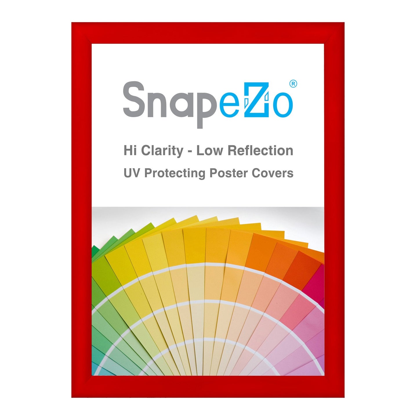 SnapeZo® A1 (84.1 x 59.4 cm) Red Snap Frame - 30MM Profile