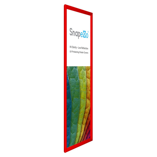 SnapeZo® 30.48 x 91.44 cm Red Snap Frame - 30MM Profile