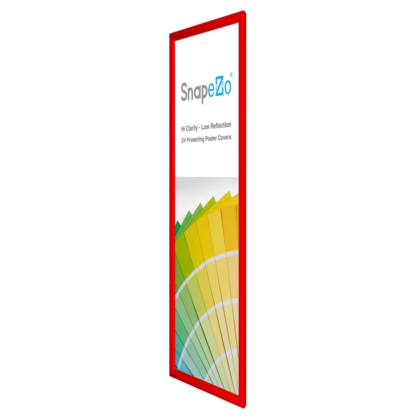 SnapeZo® 30.48 x 91.44 cm Red Snap Frame - 30MM Profile