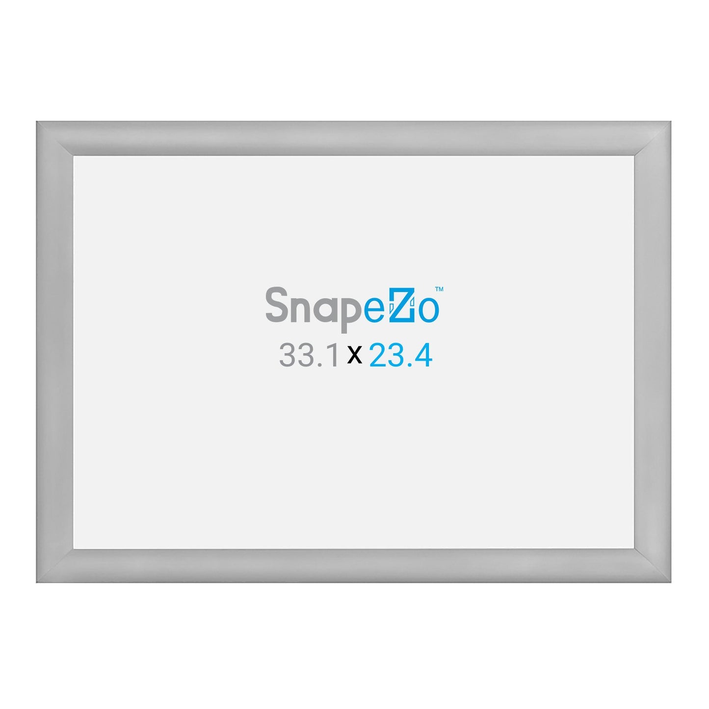 SnapeZo® A1 (84.1 x 59.4 cm) Silver Snap Frame - 30MM Profile