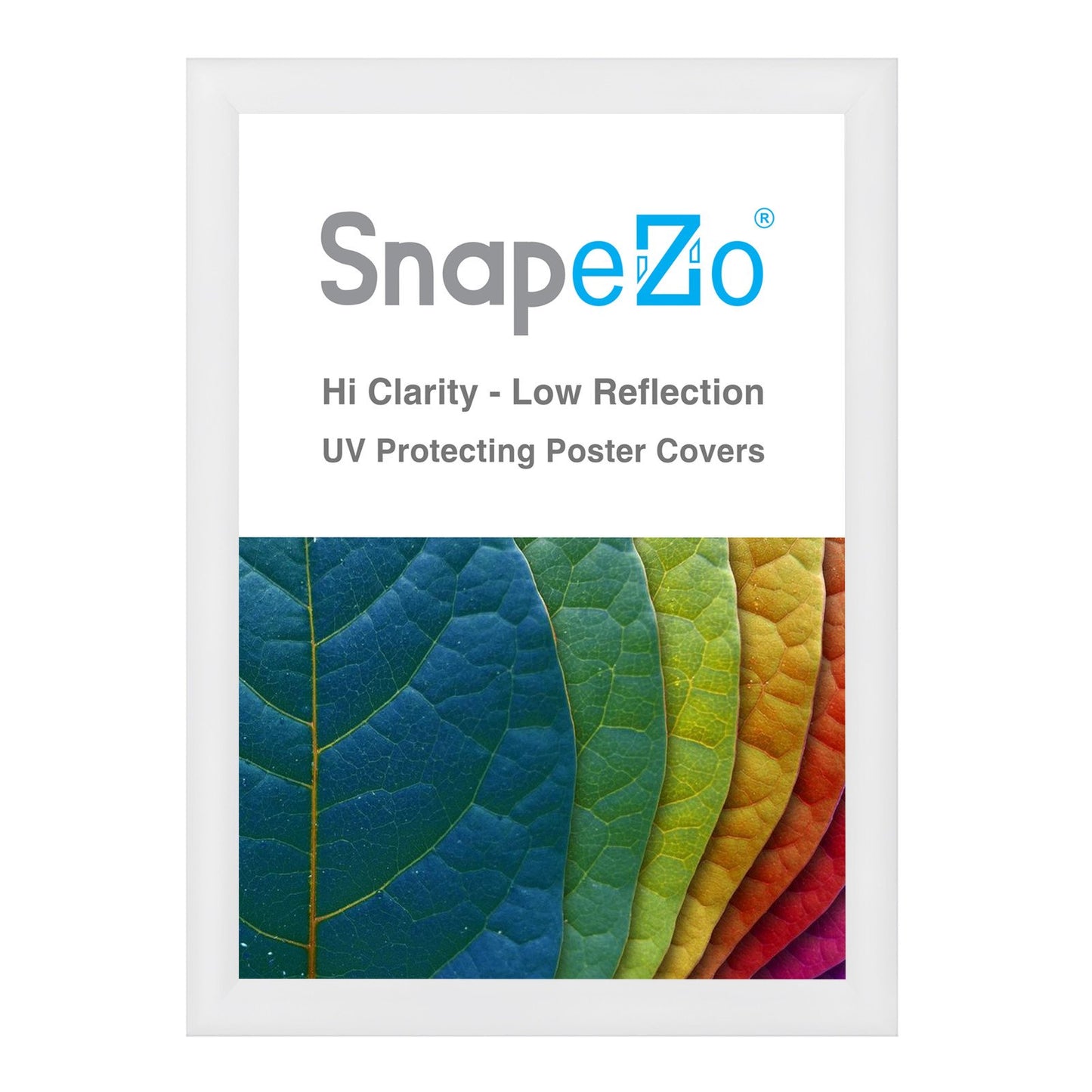 SnapeZo® A1 (84.1 x 59.4 cm) White Snap Frame - 30MM Profile