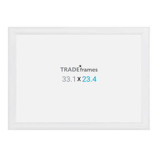 A1 (84.1 x 59.4 cm) White Snap Frame - 30MM Profile