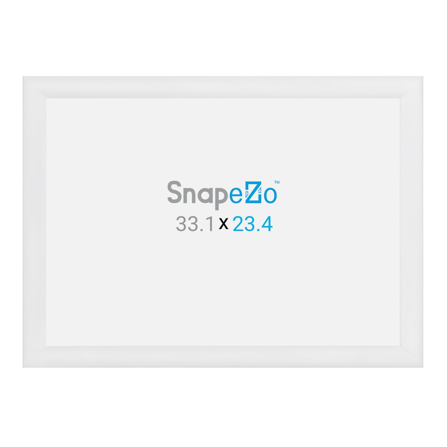 SnapeZo® A1 (84.1 x 59.4 cm) White Snap Frame - 30MM Profile