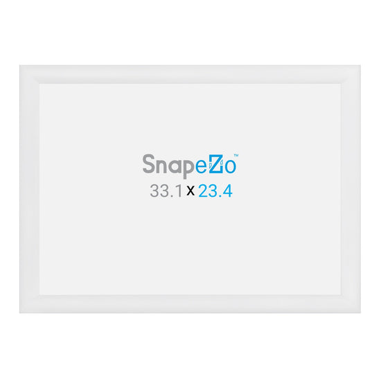 SnapeZo® A1 (84,1 x 59,4 cm) Marco a presión blanco - Perfil de 30 mm