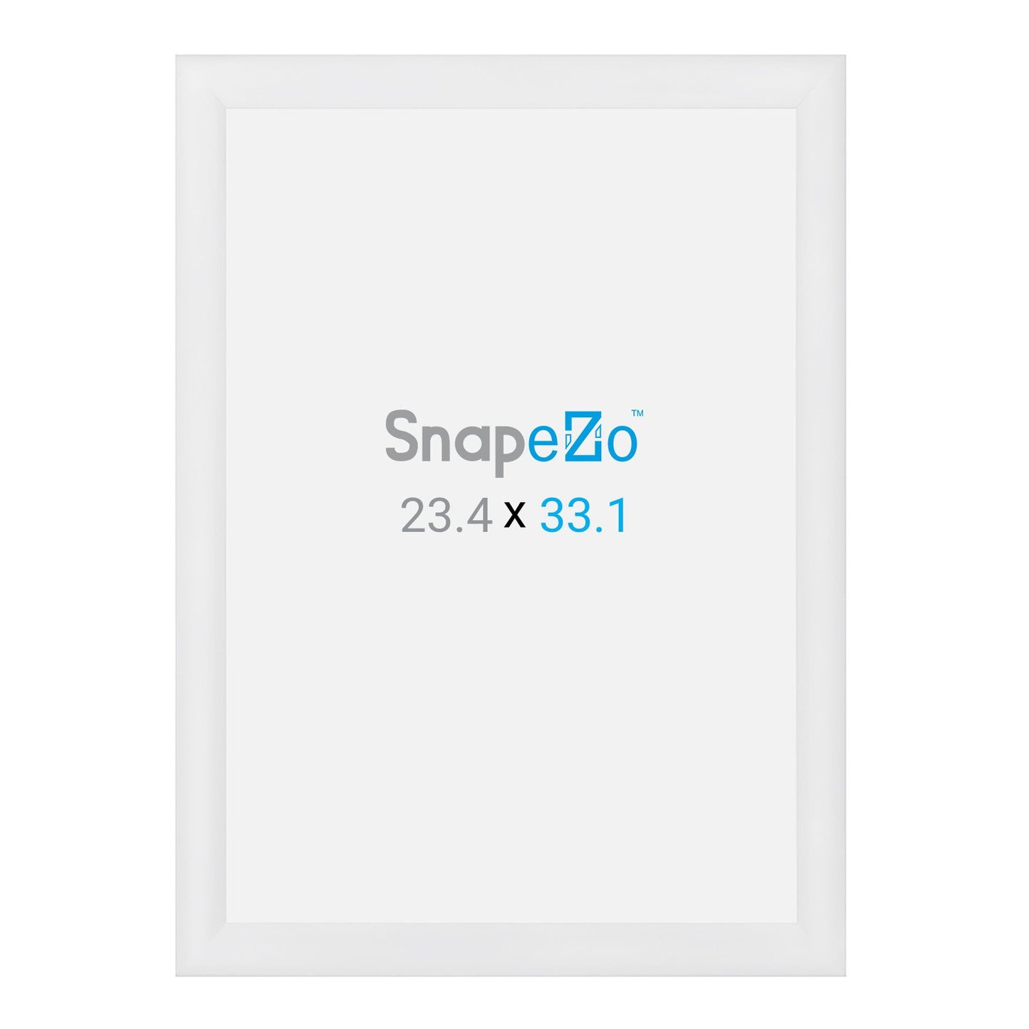 SnapeZo® A1 (84.1 x 59.4 cm) White Snap Frame - 30MM Profile