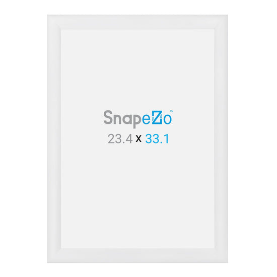 SnapeZo® A1 (84.1 x 59.4 cm) White Snap Frame - 30MM Profile