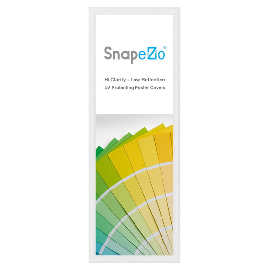 SnapeZo® 30.48 x 91.44 cm White Snap Frame - 30MM Profile