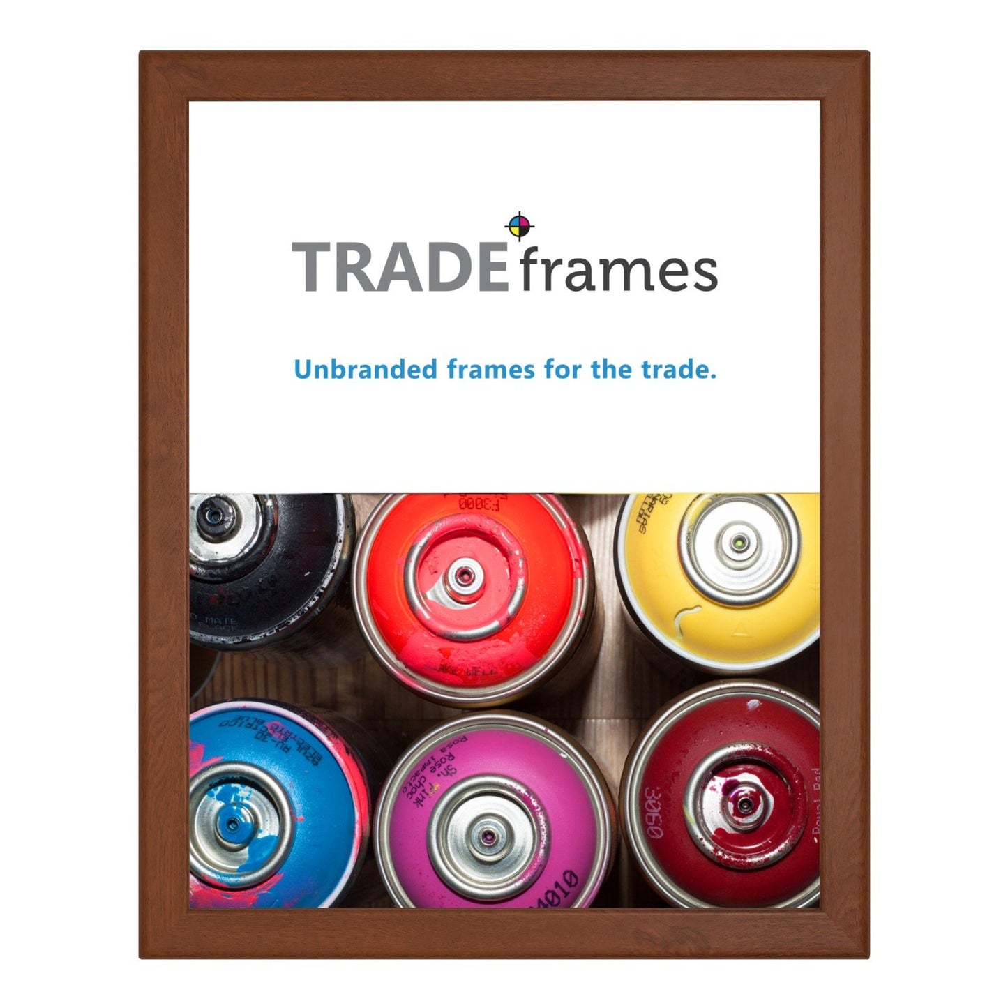 30x40 Dark Wood Snap Frame - 32MM