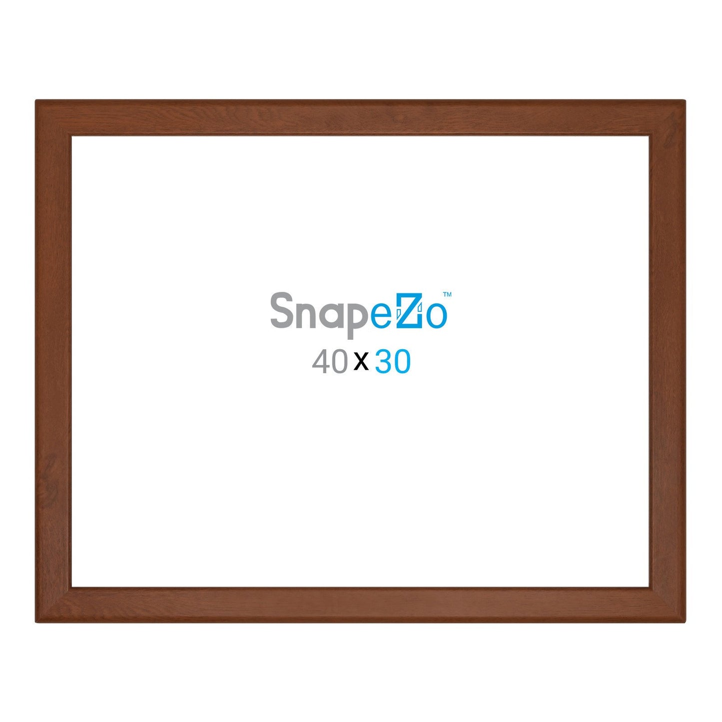 76.20 x 101.60 cm Dark Wood Movie Poster Frame 32MM SnapeZo®