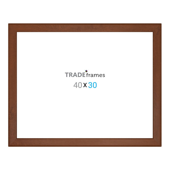 30x40 Dark Wood Snap Frame - 32MM