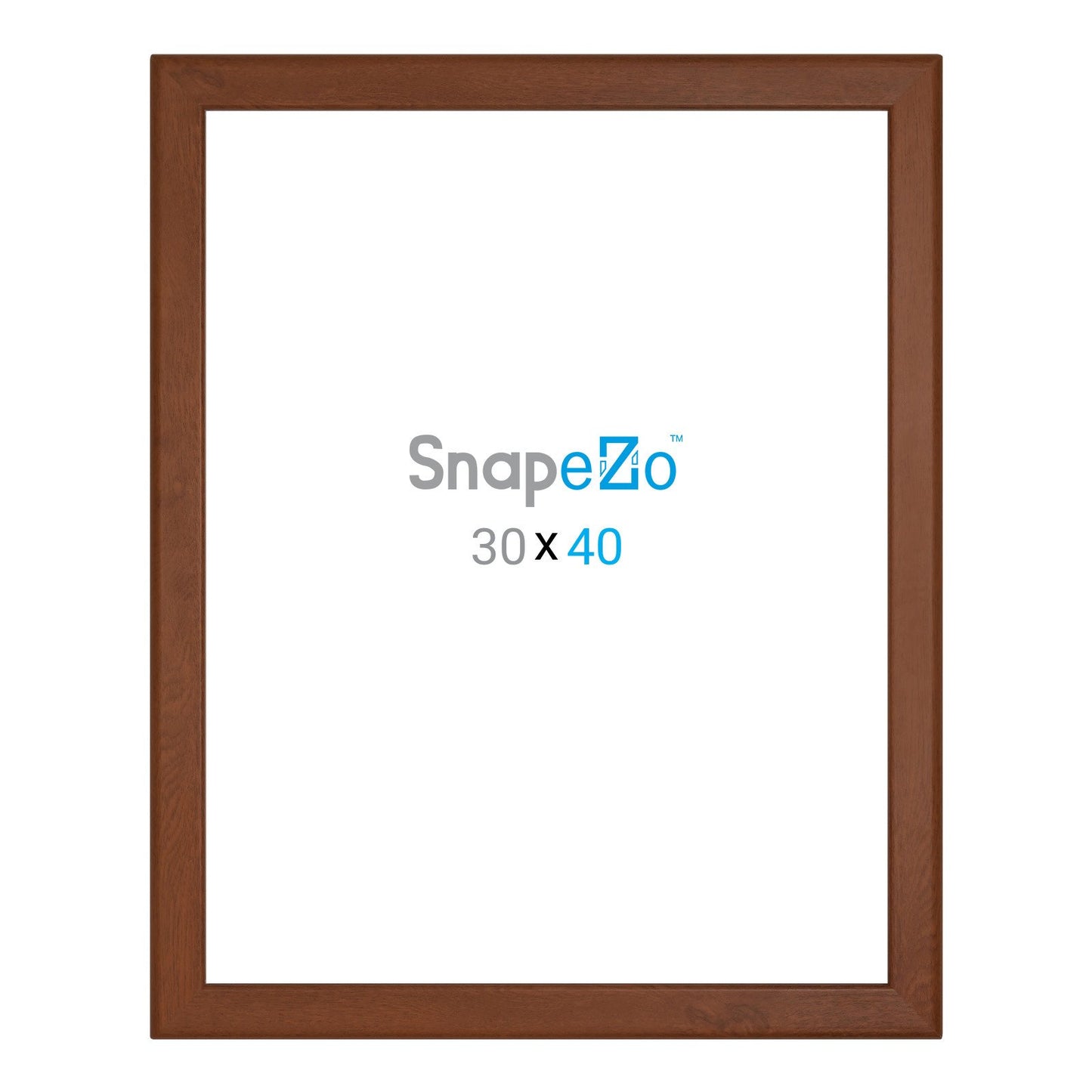 76.20 x 101.60 cm Dark Wood Movie Poster Frame 32MM SnapeZo®