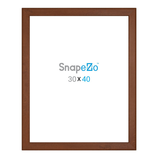 76.20 x 101.60 cm Dark Wood Movie Poster Frame 32MM SnapeZo®