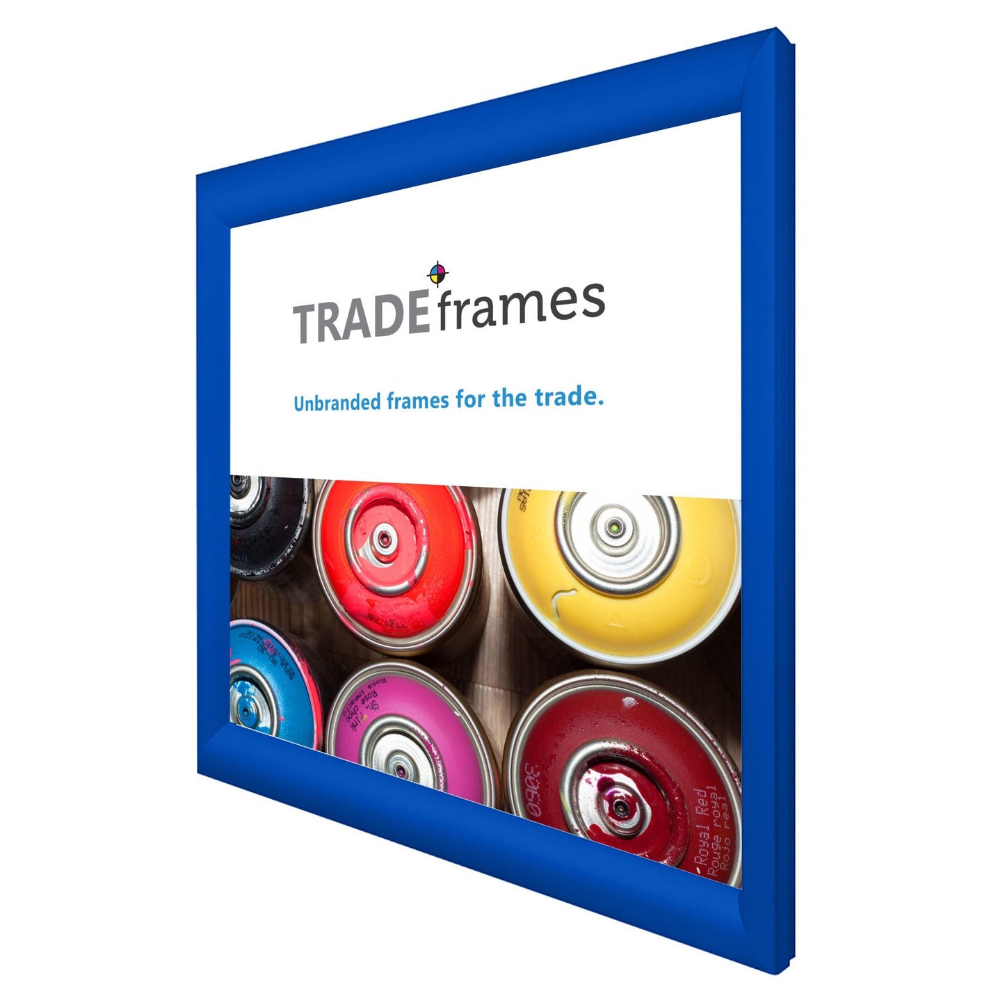 60.96 x 60.96 cm Blue Snap Frame - 30MM Profile