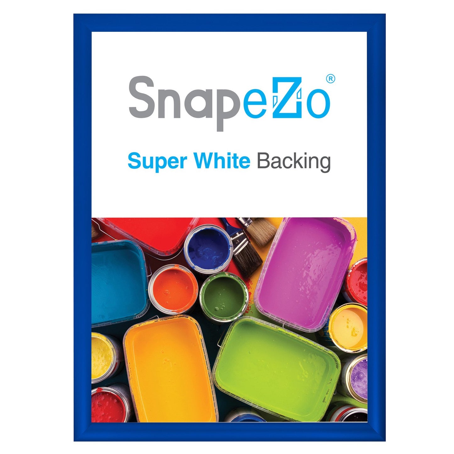 SnapeZo® A2 (59.4 x 42 cm) Blue Snap Frame - 30MM Profile