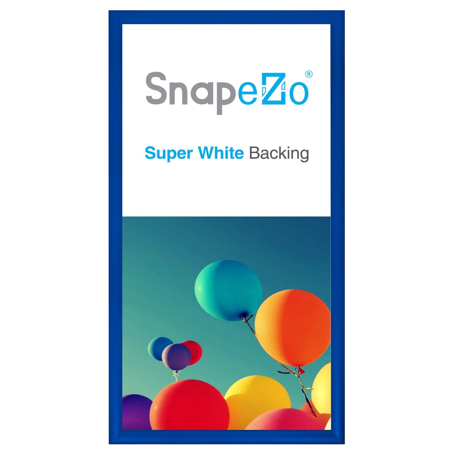 SnapeZo® 30.48 x 60.96 cm Blue Snap Frame - 30MM Profile