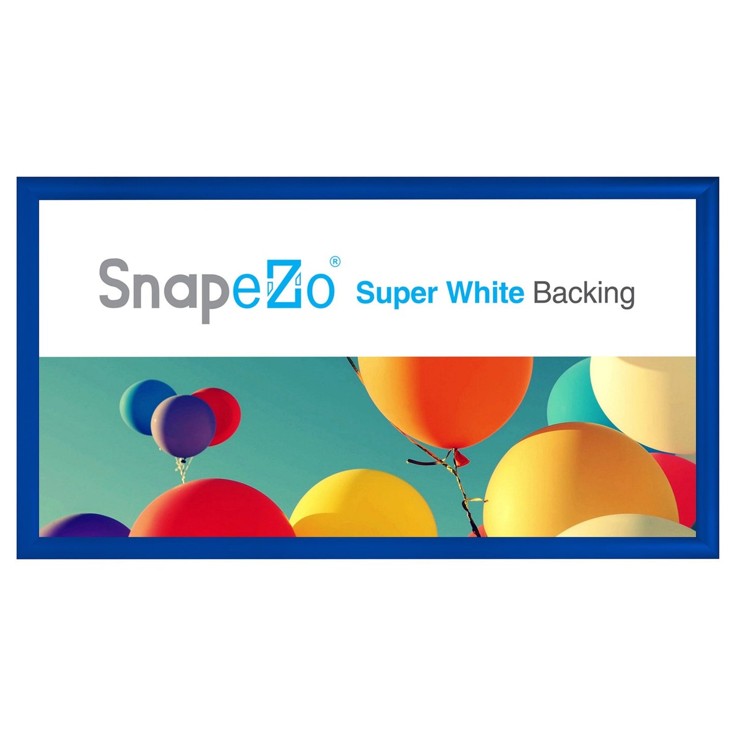 SnapeZo® 30.48 x 60.96 cm Blue Snap Frame - 30MM Profile