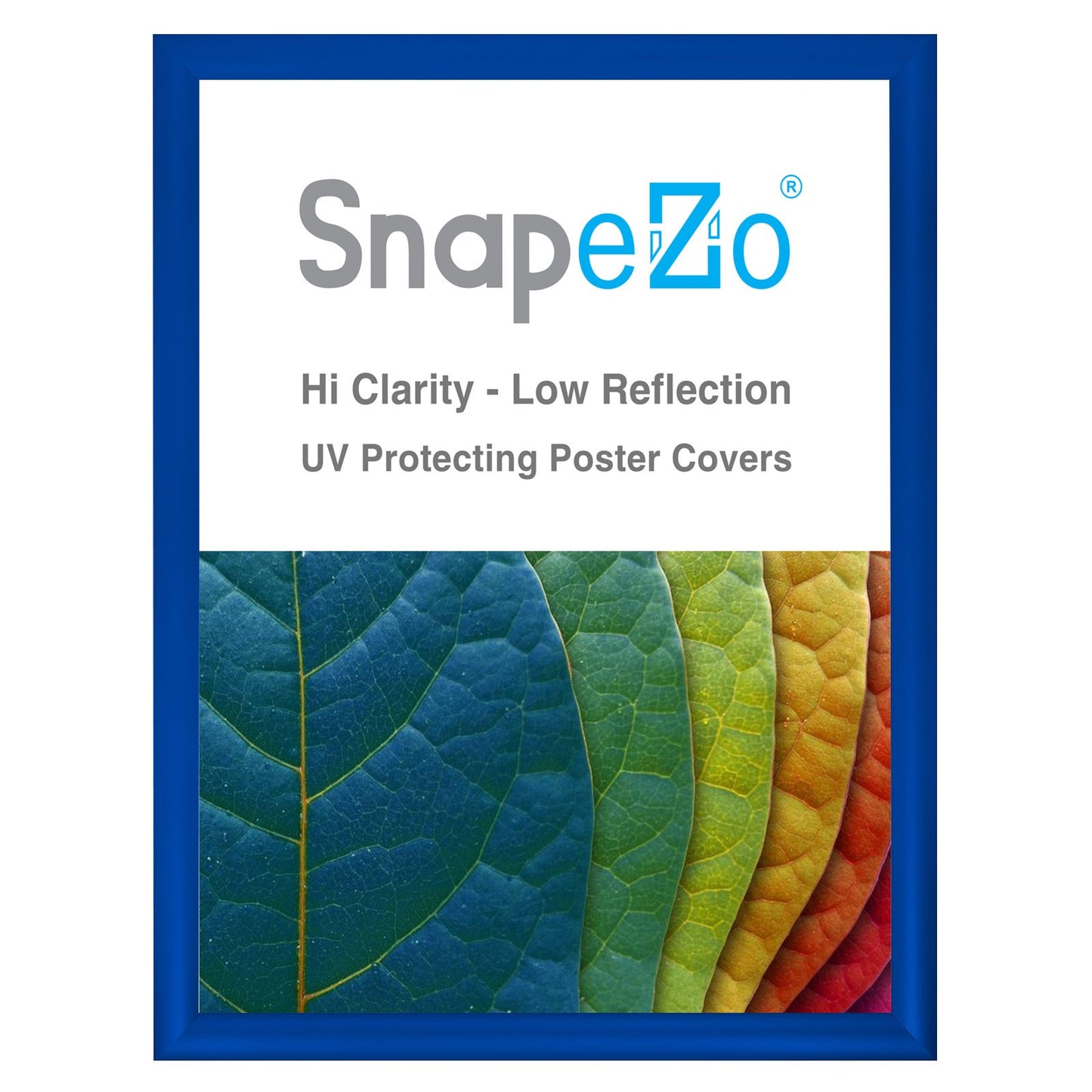 SnapeZo® 43.18 x 55.88 cm Blue Snap Frame - 30MM Profile