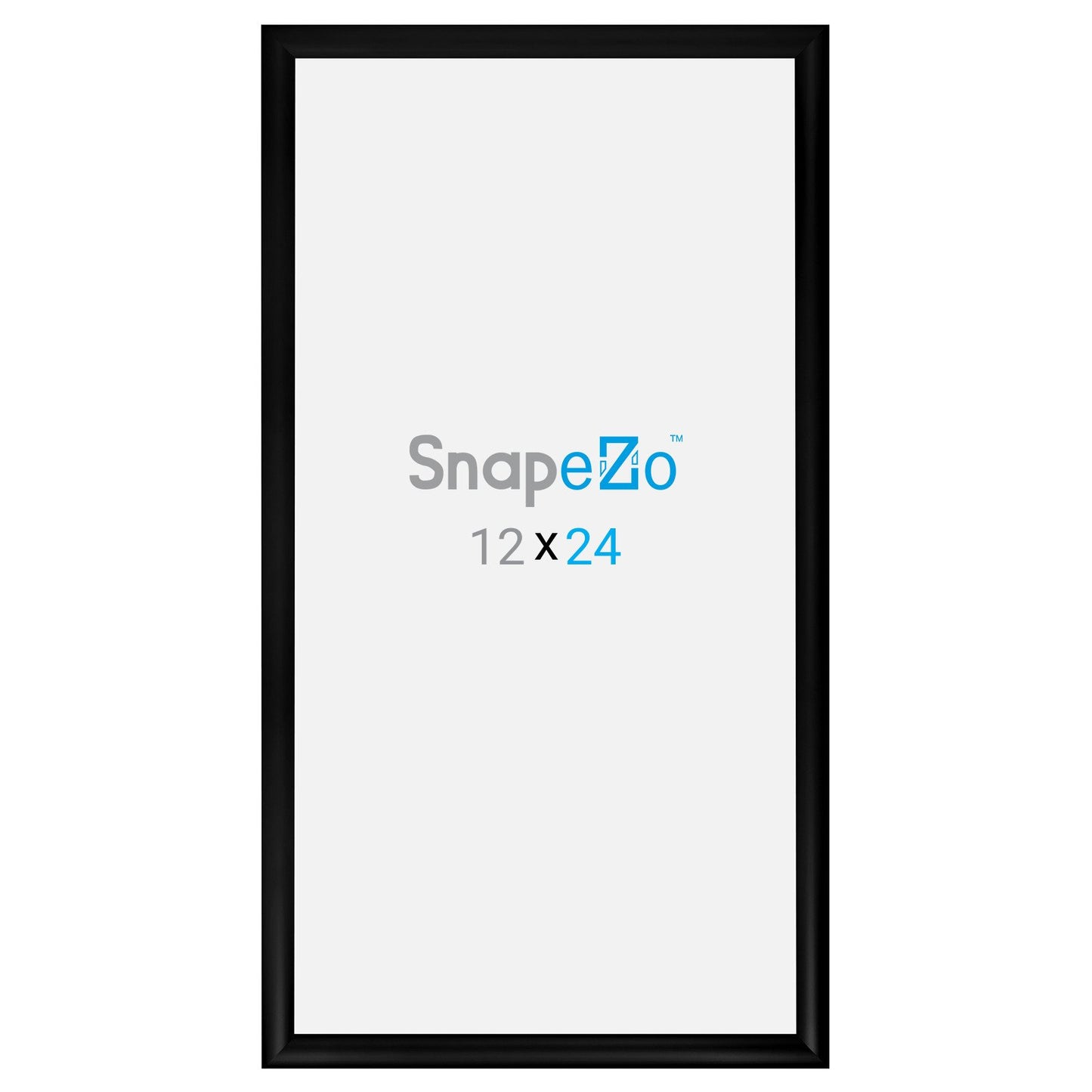 SnapeZo® 30,48 x 60,96 cm Marco a presión negro - Perfil de 30 mm