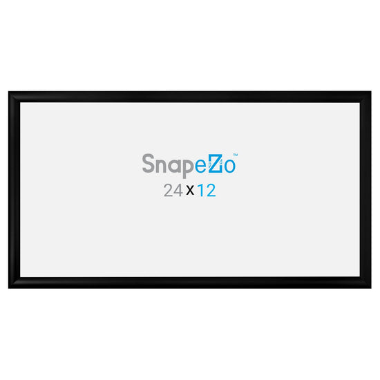 SnapeZo® 30,48 x 60,96 cm Marco a presión negro - Perfil de 30 mm