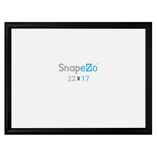 SnapeZo® 43,18 x 55,88 cm Marco a presión negro - Perfil de 30 mm