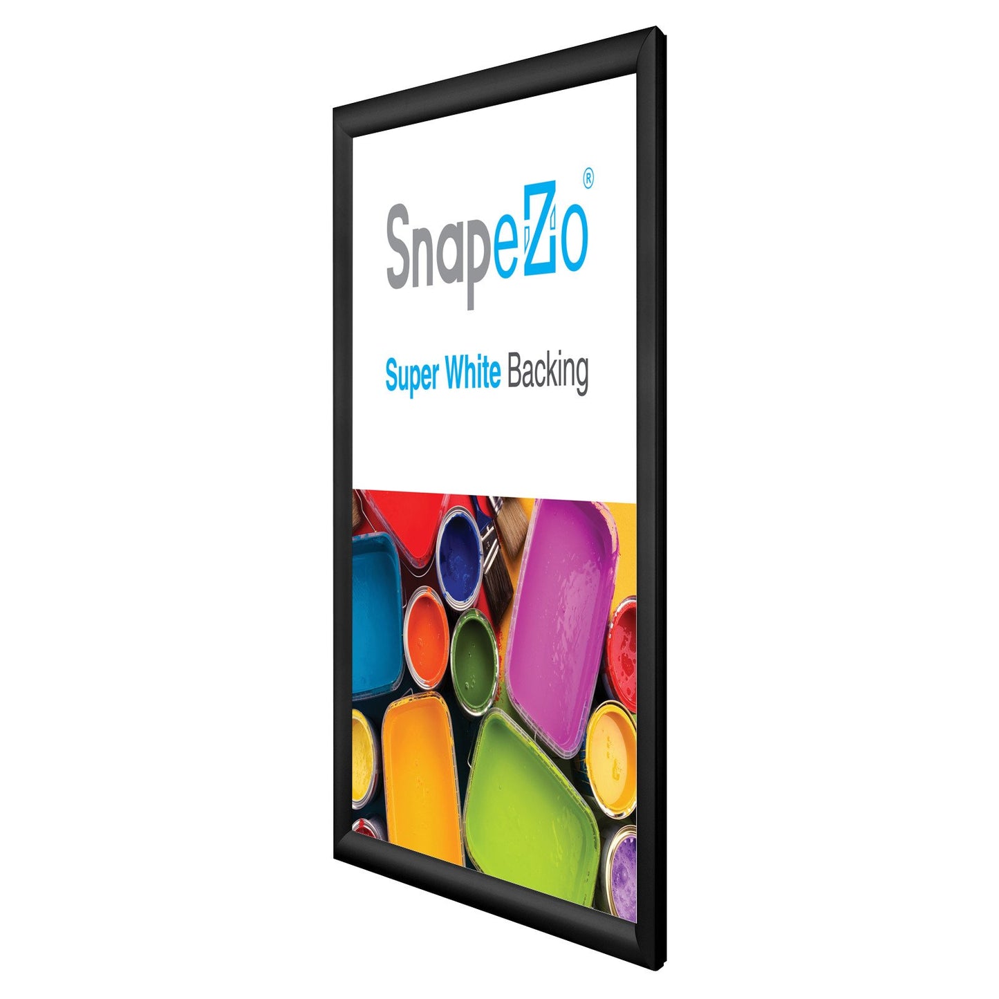 SnapeZo® 43.18 x 55.88 cm Black Snap Frame - 30MM Profile