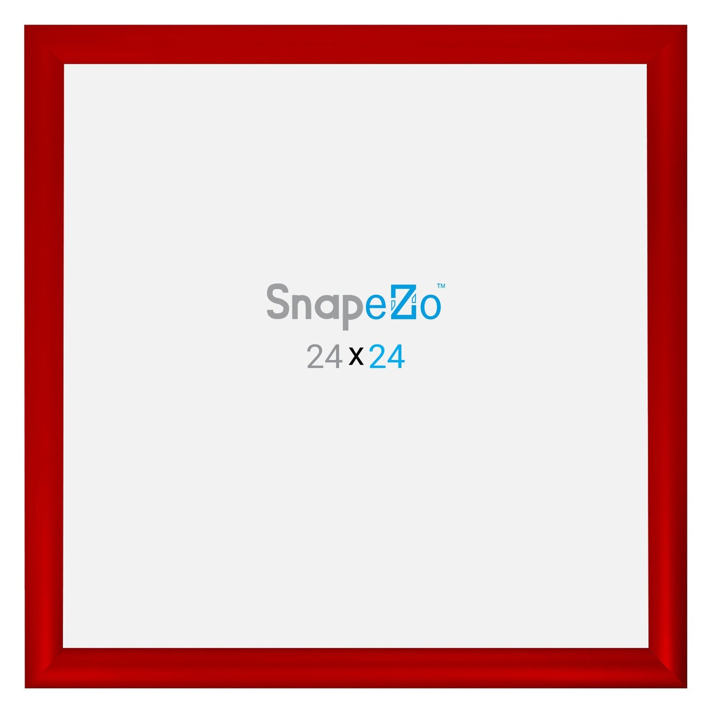 SnapeZo® 60,96 x 60,96 cm Marco a presión rojo - Perfil de 30 mm