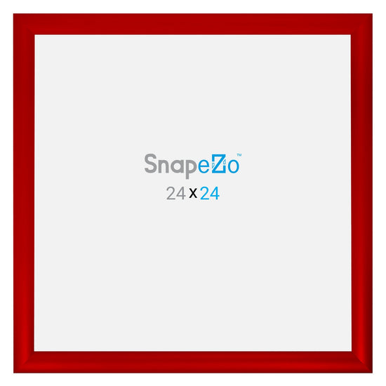 SnapeZo® 60,96 x 60,96 cm Marco a presión rojo - Perfil de 30 mm