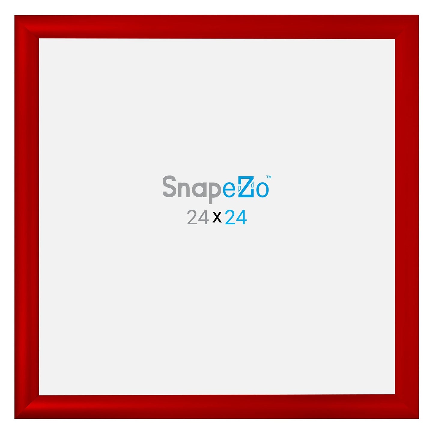 SnapeZo® 60,96 x 60,96 cm Marco a presión rojo - Perfil de 30 mm