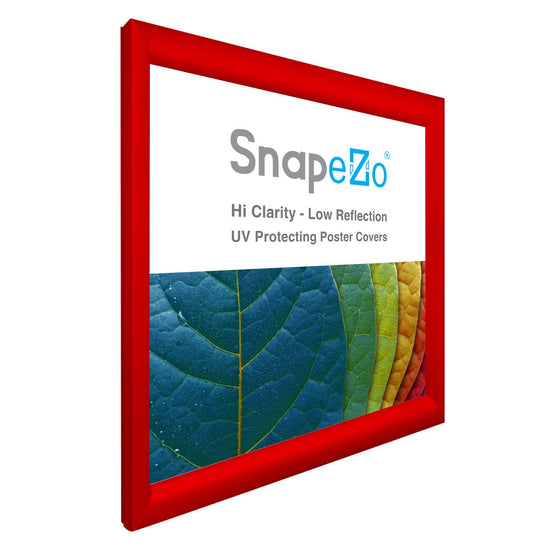 SnapeZo® 60,96 x 60,96 cm Marco a presión rojo - Perfil de 30 mm