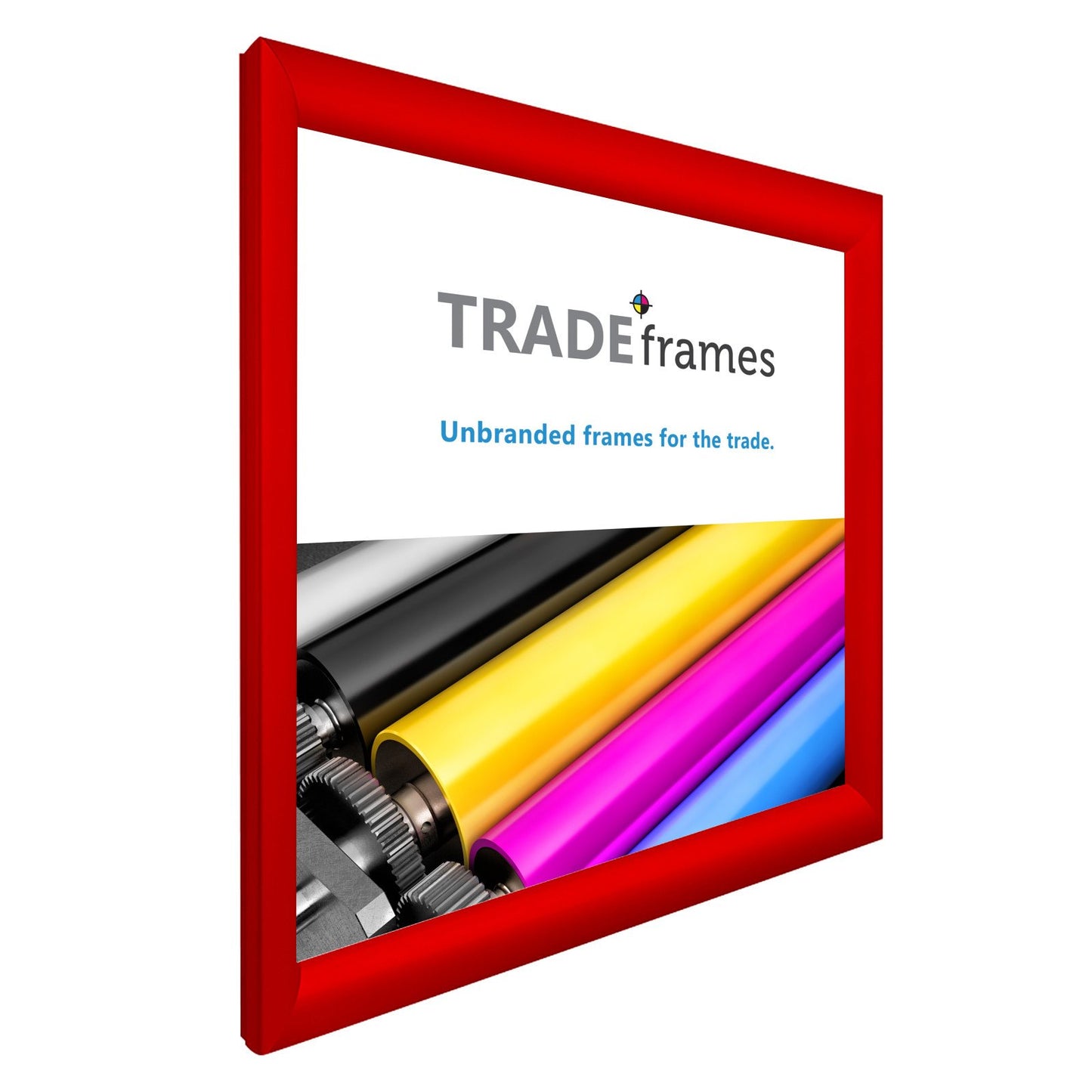 60.96 x 60.96 cm Red Snap Frame - 30MM Profile