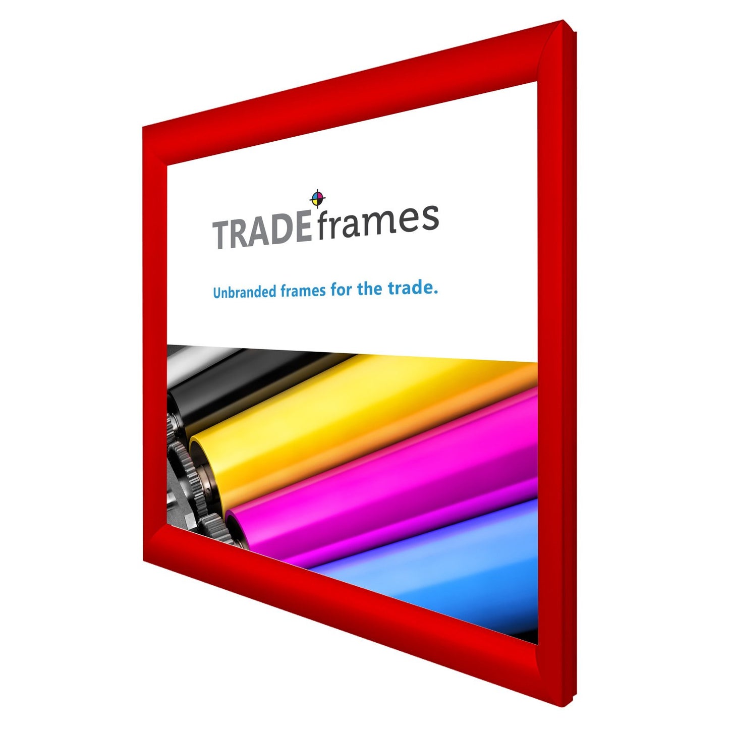 60.96 x 60.96 cm Red Snap Frame - 30MM Profile